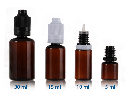 Tinted E-Liquid Bottles