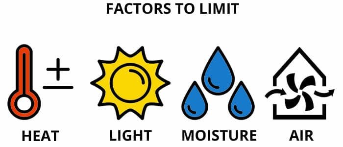 Storing e-juice - Factors to limit