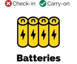 Vape Batteries when flying